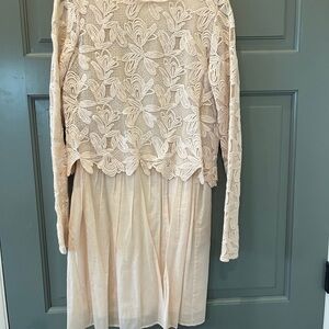 See By Chloe Lace Overlay Dress - Cream